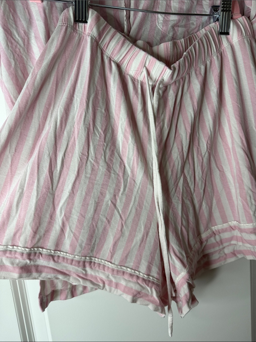 Victoria's Secret Pink and White Striped Pajama Set - Picture 4 of 11